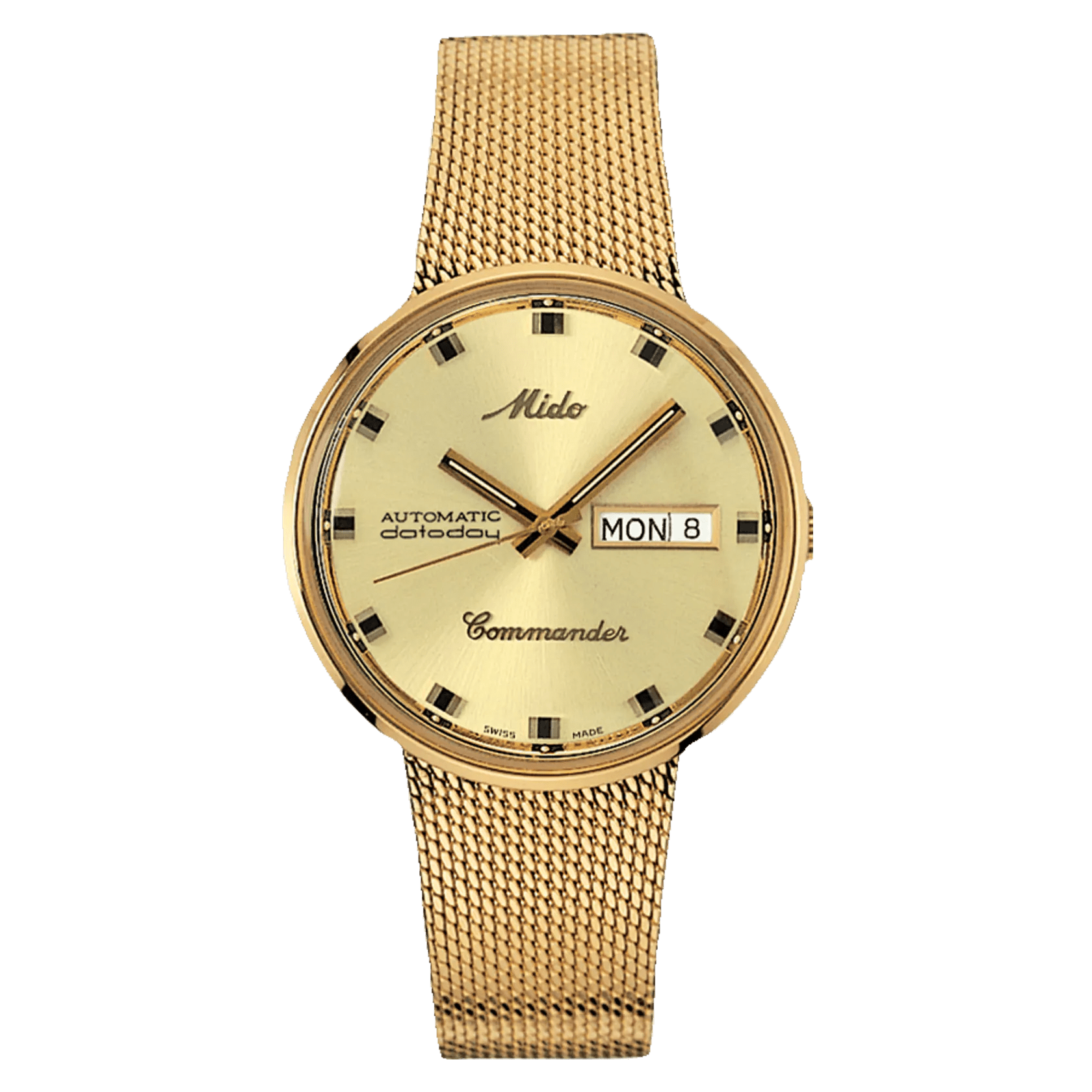 Mido Commander 1959 Yellow Gold-Tone PVD Men's Watch M842932213
