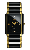 RADO Integral Diamonds 31mm Ceramic-Stainless Steel Black-Gold Men's Watch R20204712