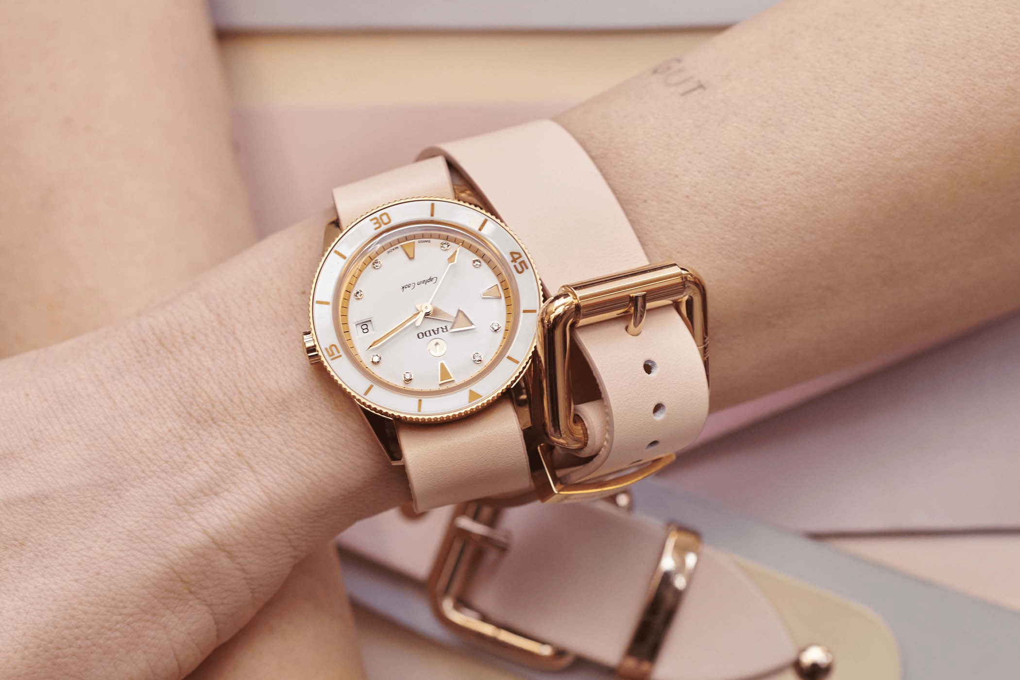 Ladies wrist watch sales rado