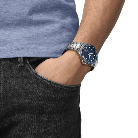 Tissot Seastar 1000 40mm Blue Dial Men's Watch T1204101104100