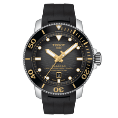 Tissot Seastar 2000 Professional Powermatic 80 Black-Gold Men's Watch T1206071744101