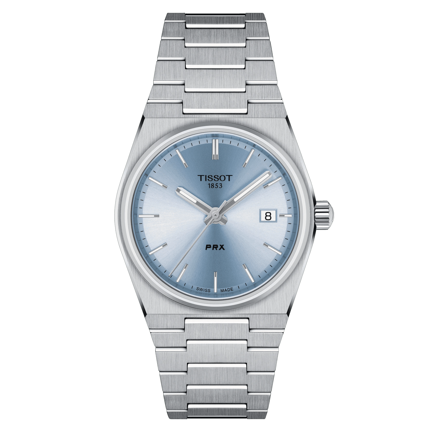 Tissot PRX 35mm Light Blue Dial Stainless Steel Unisex Watch