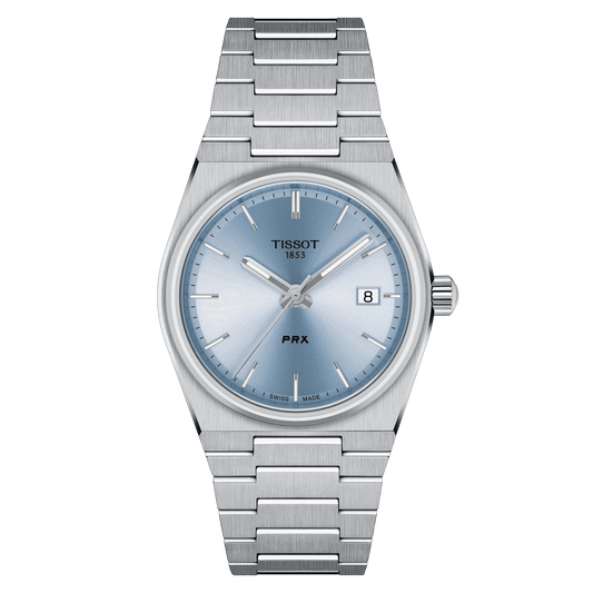 Tissot PRX 35mm Light Blue Dial Stainless Steel Unisex Watch T1372101135100