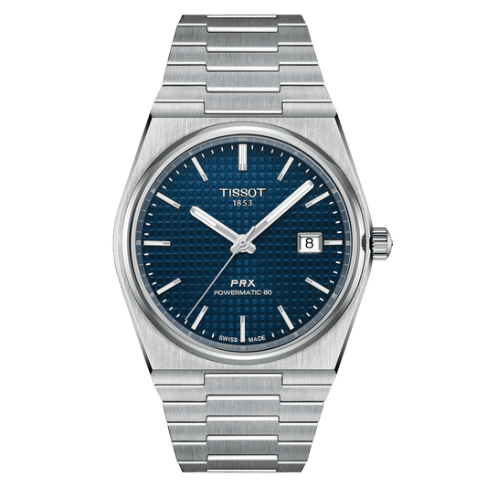 Tissot PRX Powermatic 80 Blue Dial Automatic Men's Watch T1374071104100