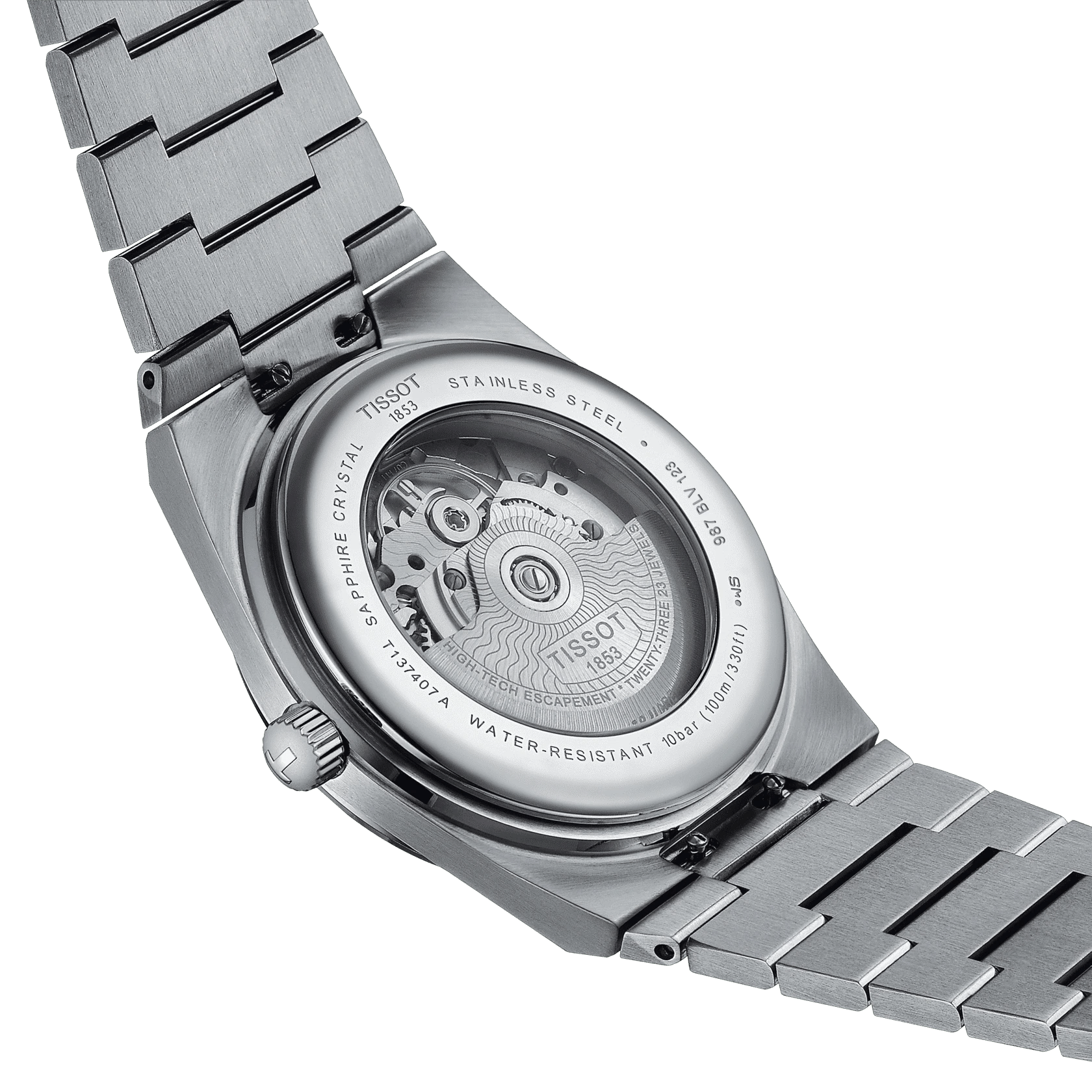 Tissot PRX Powermatic 80 Rose Gold-Silver Automatic Men's Watch T1374072103100