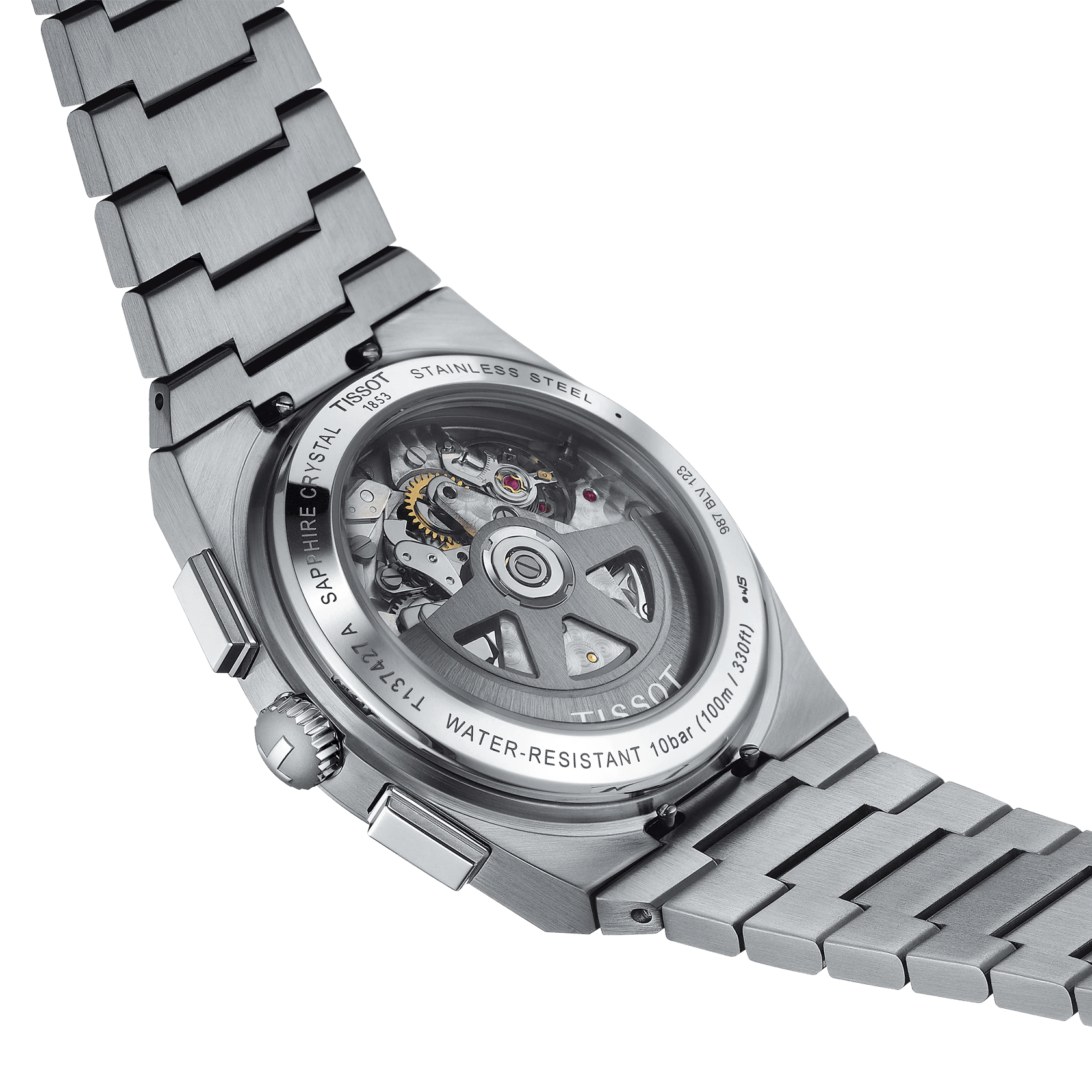 Tissot PRX Automatic Chronograph White Dial Men's Watch T1374271101100