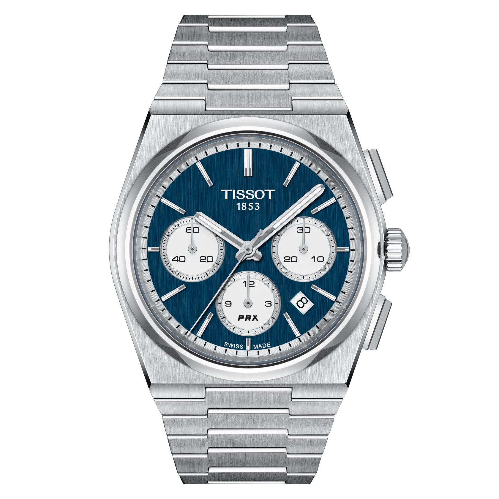 Tissot PRX Automatic Chronograph Blue Dial Men's Watch T1374271104100