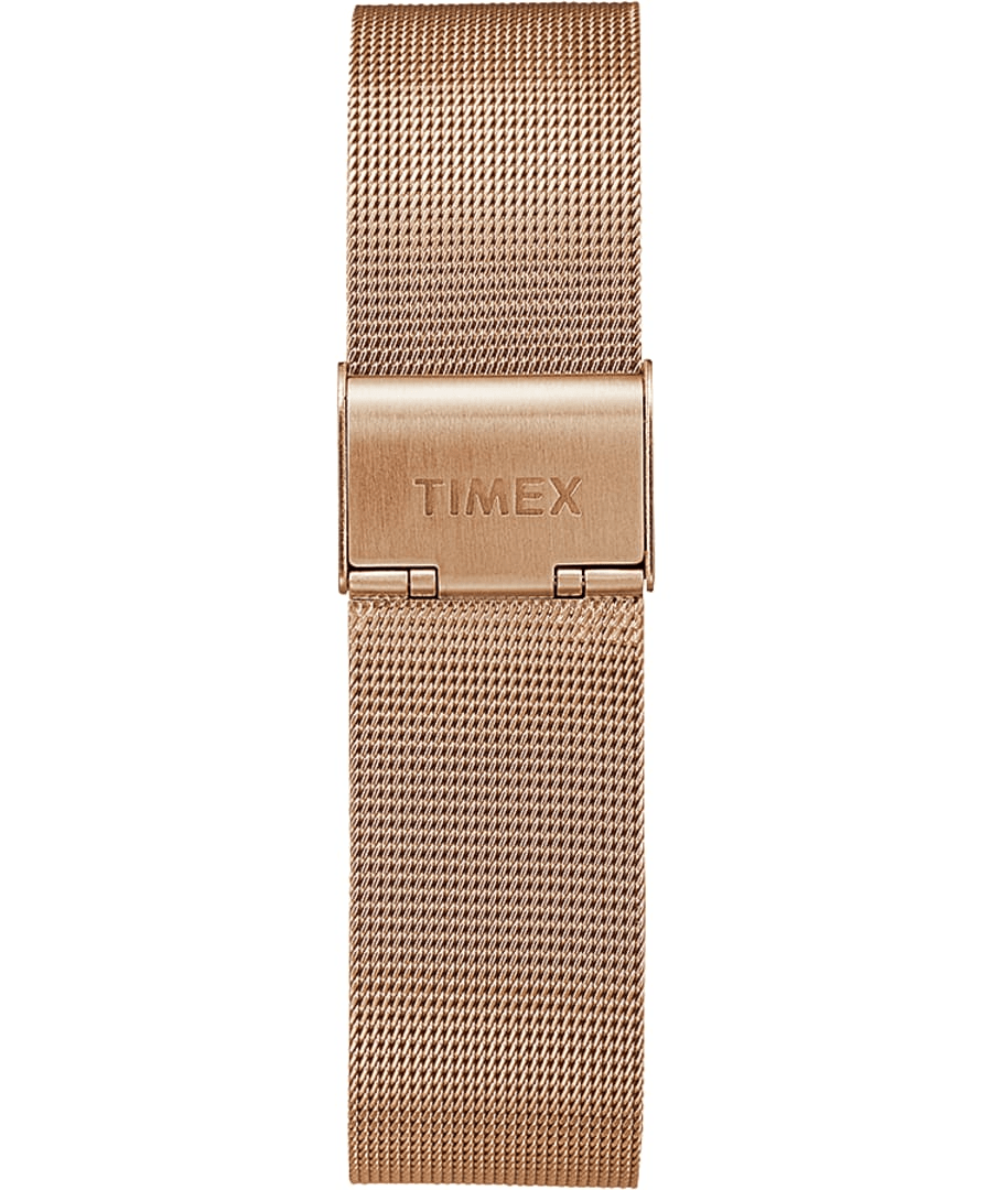 Timex Fairfield 41mm Chrono Rose Gold Steel Mesh Men s Watch