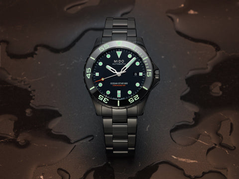 Mido Ocean Star Diver 600 Chronometer Special Edition Black Men's Watch M0266083305100