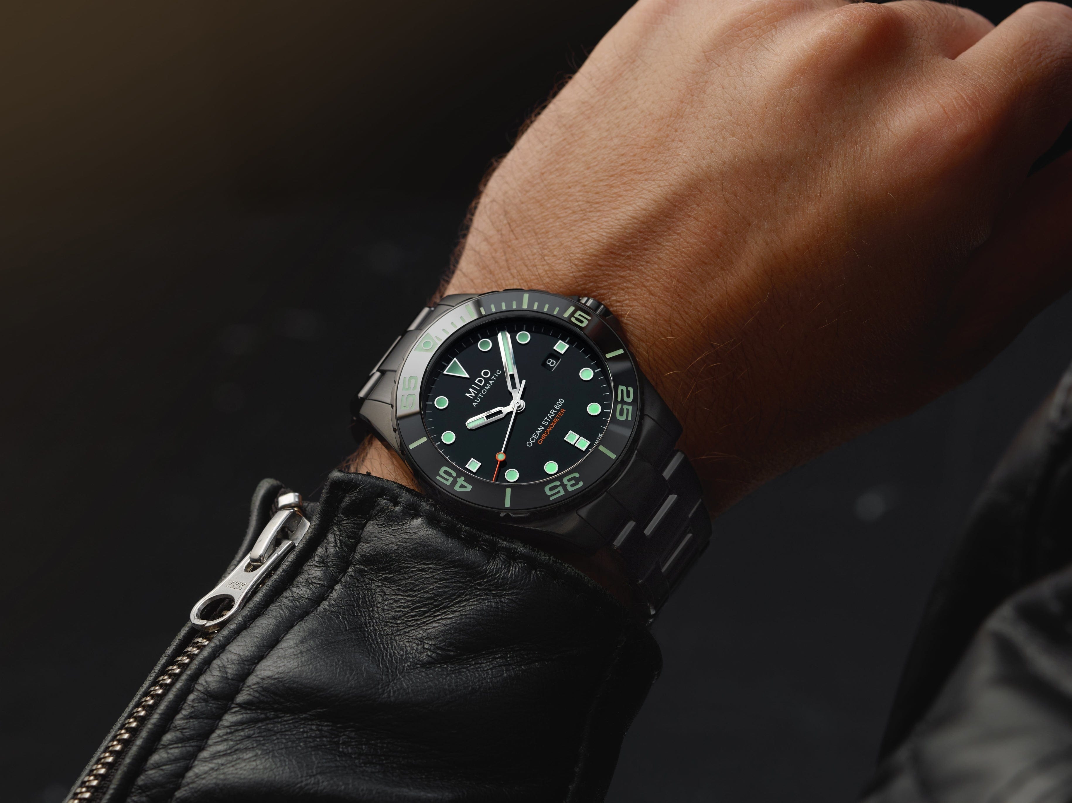 Mido Ocean Star Diver 600 Chronometer Special Edition Black Men's Watch M0266083305100