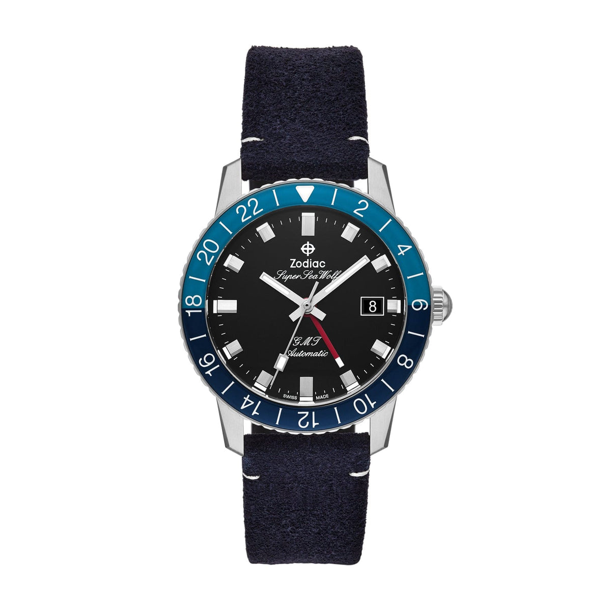 Zodiac Super Sea Wolf GMT Blueberry Limited Edition Men's Watch ZO9413