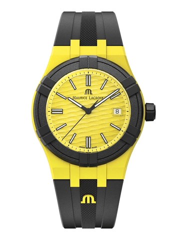 Maurice Lacroix AIKON #tide Yellow-Black Unisex Watch AI2008-60060-300-0