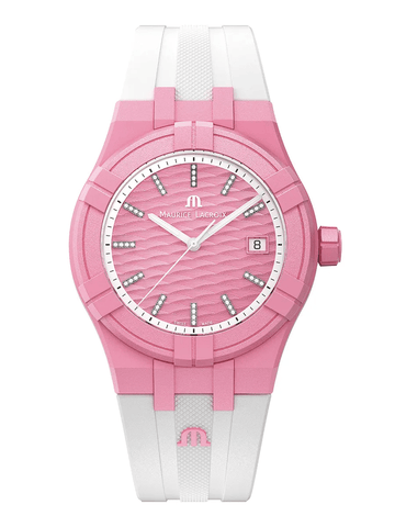 Maurice Lacroix AIKON #tide Light Pink-White Diamonds Women's Watch AI2008-EEEE1-3A0-0
