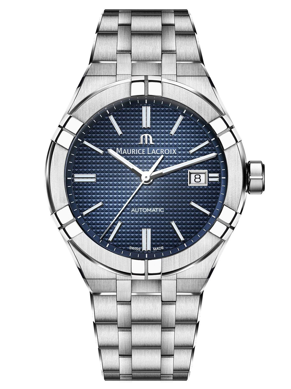 Maurice Lacroix AIKON Automatic 42mm Blue Dial Men's Watch AI6008-SS002-430-1