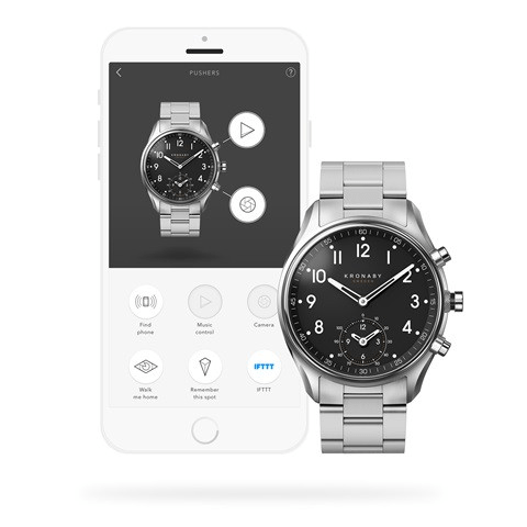 Kronaby Apex 43mm Smartwatch Stainless Steel Men's Watch S1426/1