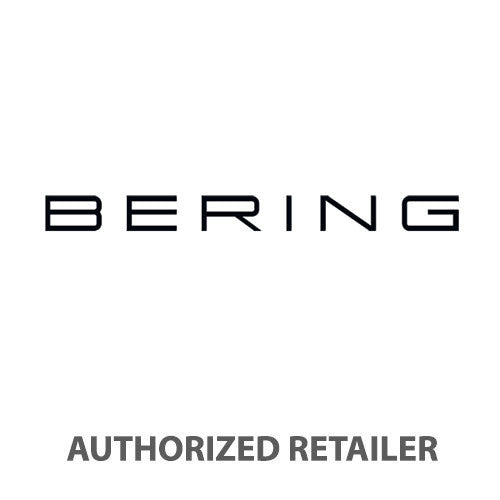 BERING Titanium 39mm Brushed Black Case Blue Dial Men's Watch 11939-078