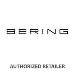 BERING Ultra Slim 39mm Polished Case Blue Mesh Strap Unisex Watch 17039-307