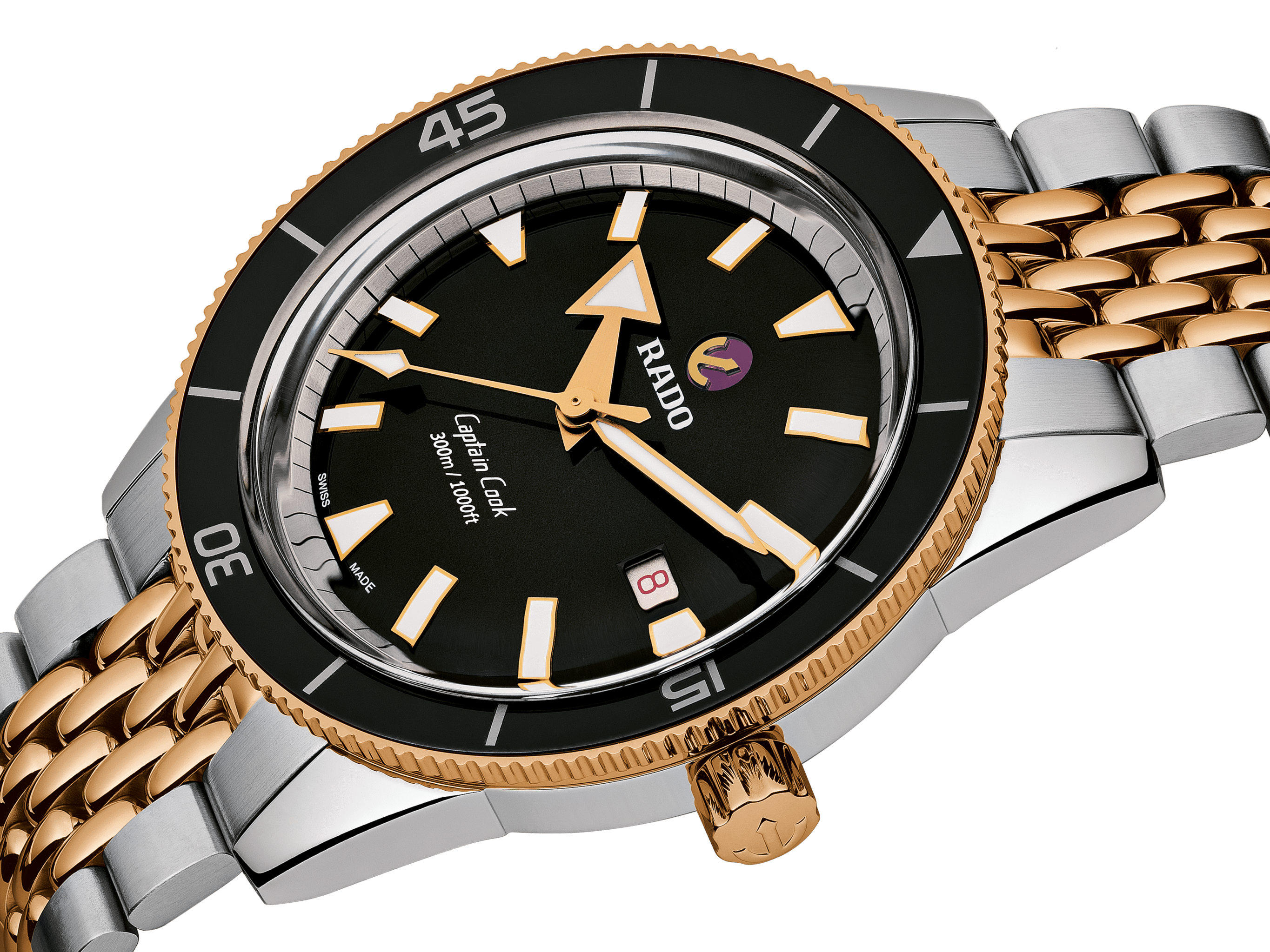 RADO Captain Cook Automatic 42mm Rose-Gold Stainless Steel Men's Watch R32137153