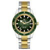 RADO Captain Cook Automatic 42mm Yellow Gold-Green Men's Watch R32138303