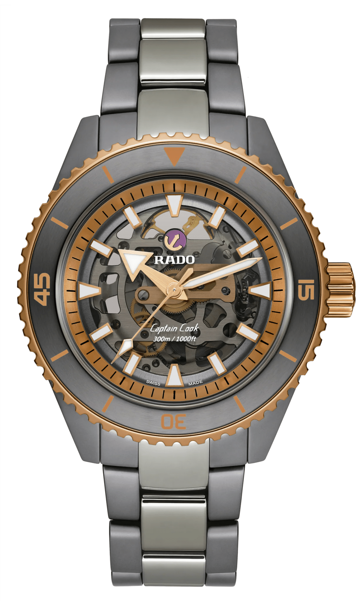 RADO Captain Cook High-Tech Ceramic Skeleton Men's Watch R32148162