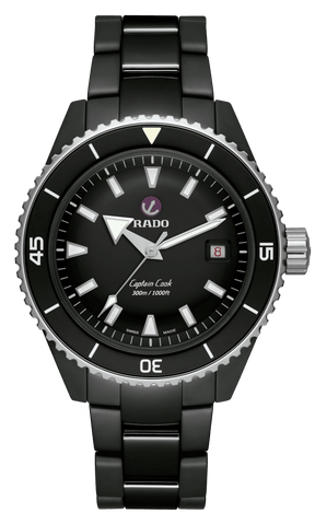 RADO Captain Cook Black High-Tech Ceramic Diver 43mm Men's Watch R32129152