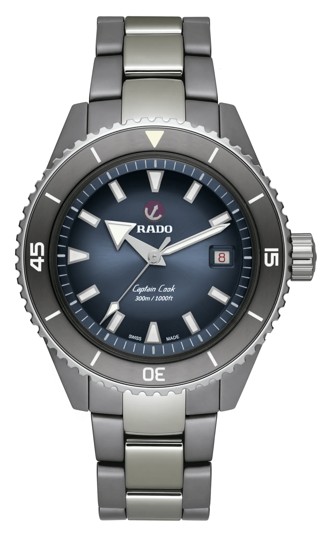 RADO Captain Cook Plasma High-Tech Ceramic Diver 43mm Men's Watch R32144202