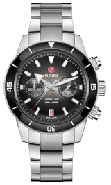 RADO Captain Cook Automatic Chronograph 43mm Black Men's Watch R32145158