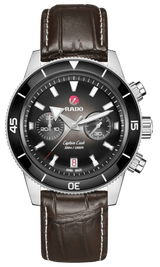 RADO Captain Cook Automatic Chronograph 43mm Black Men's Watch R32145158