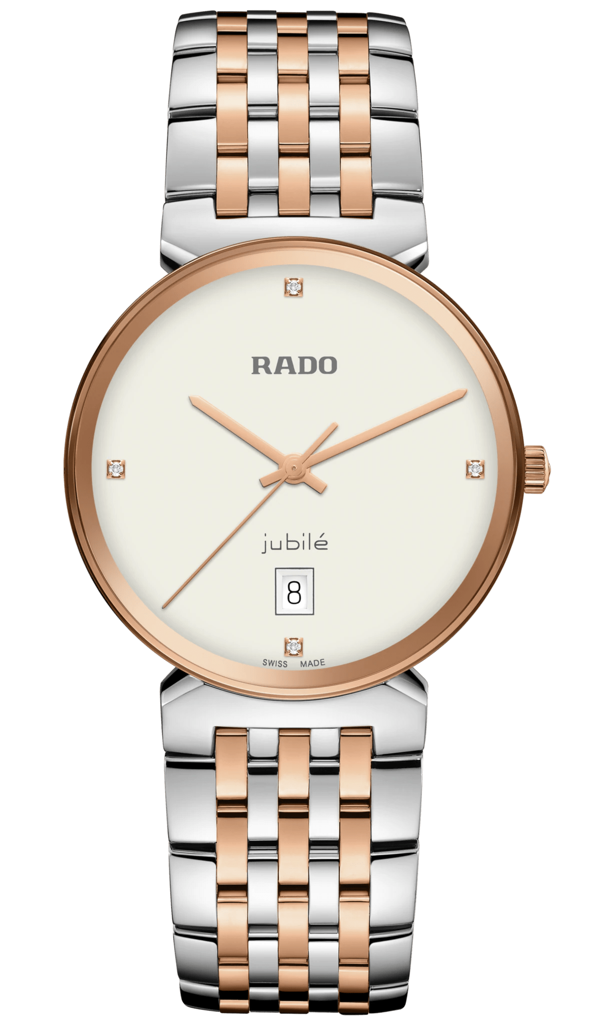 RADO Florence Classic Diamonds 38mm Rose Gold-Silver Men's Watch R48912723