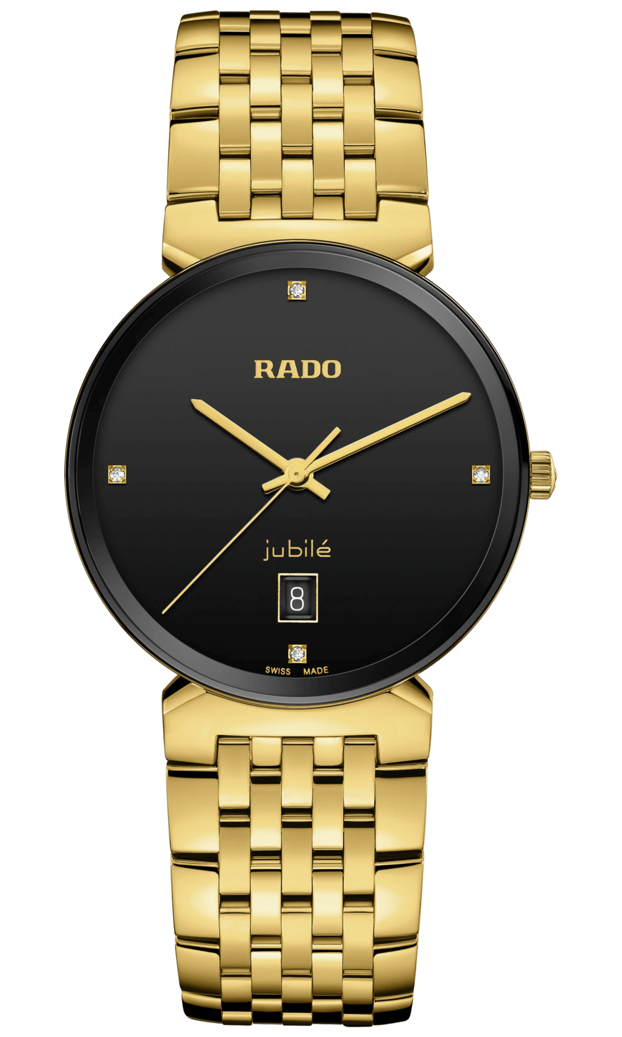 RADO Florence Classic Diamonds 38mm Gold Men's Watch R48914703