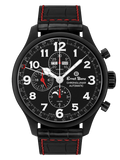 Ernst Benz Chronolunar Officer DLC 47mm Black Dial Men's Watch GC10381-DLC