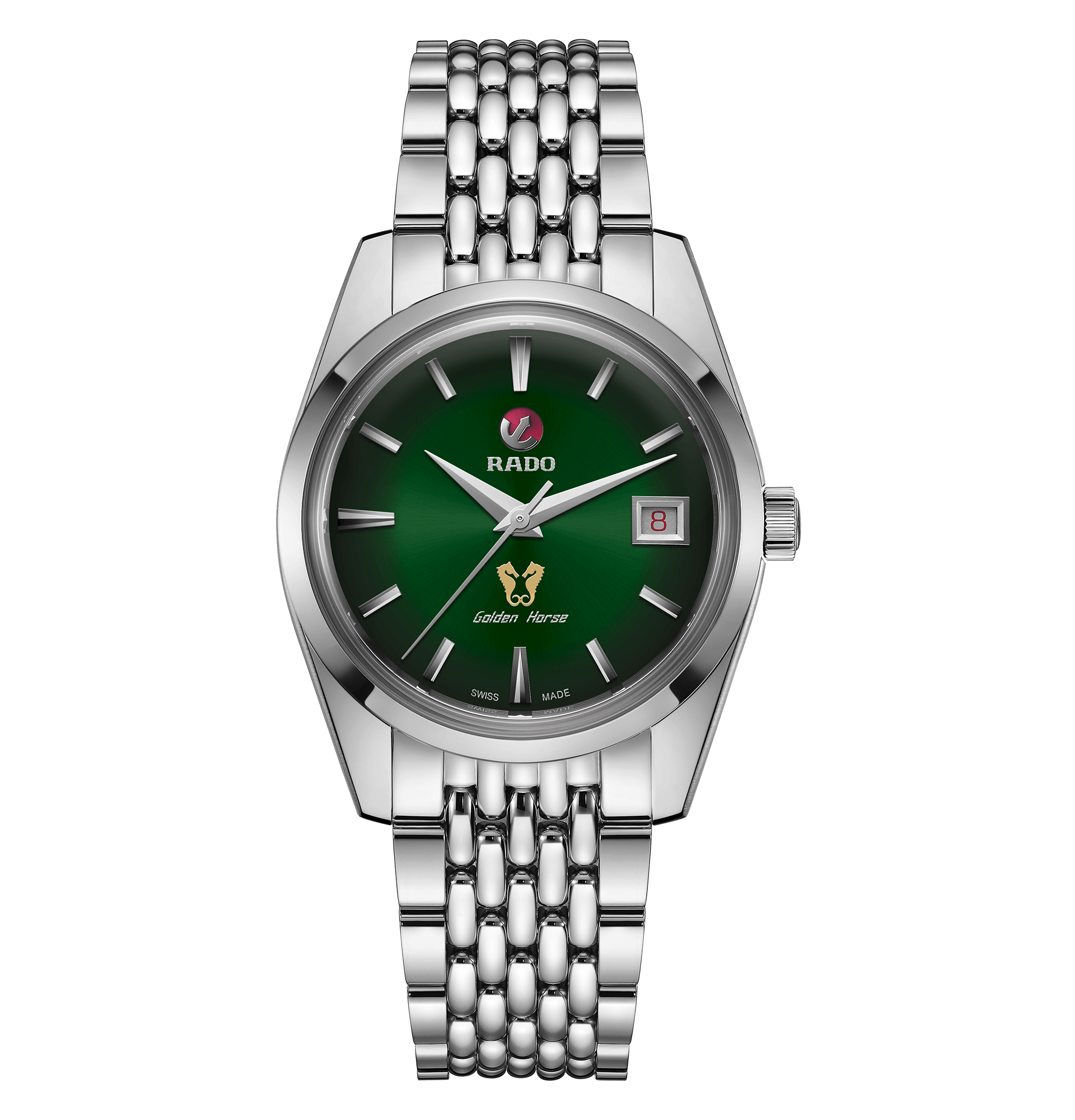 RADO Golden Horse 1957 Limited Edition Green Dial Stainless Steel Unisex Watch R33930313