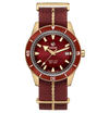 RADO Captain Cook Bronze 42mm Red Dial NATO Strap Men's Watch R32504407
