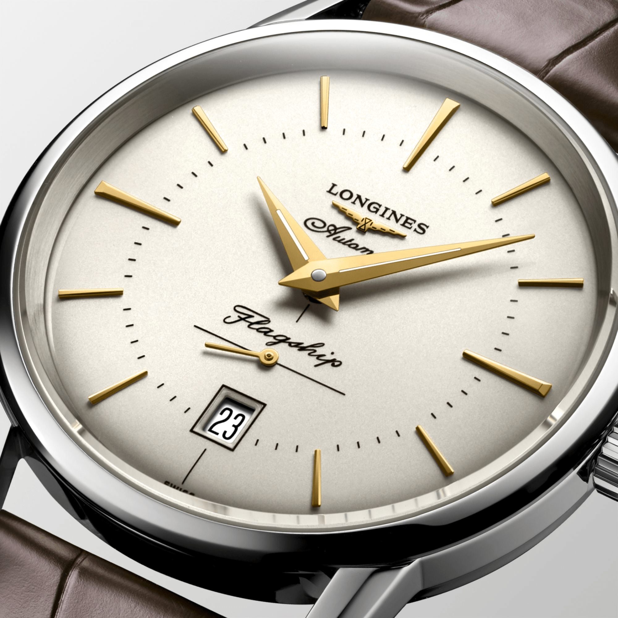 Longines Flagship Heritage 38.5mm Silver Dial Men's Watch L47954782