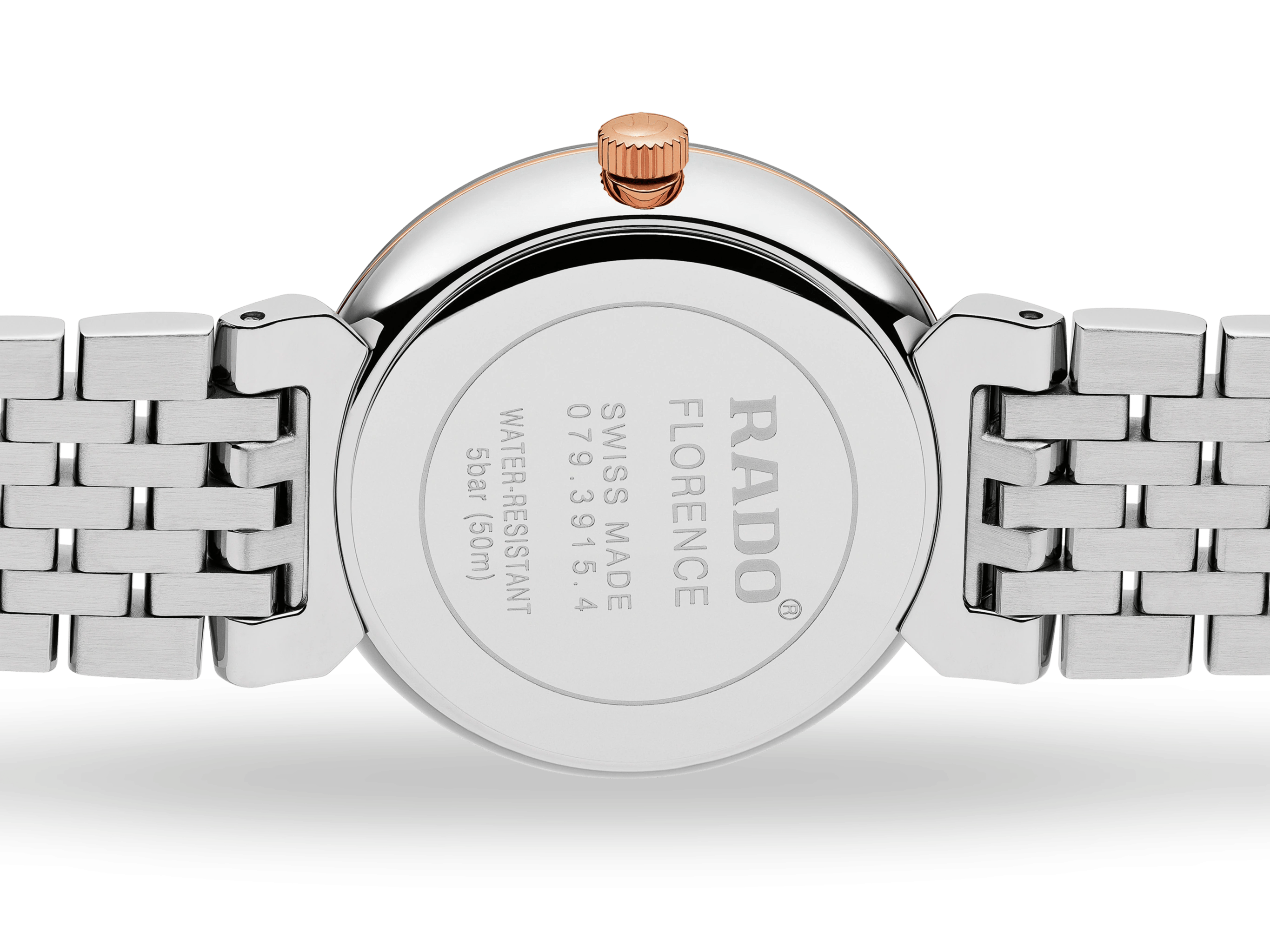 RADO Florence Classic Diamonds 30mm Rose Gold-Silver Women's Watch R48913723