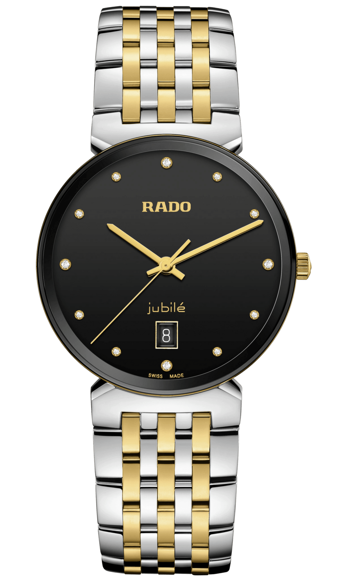 RADO Florence Classic 12 Diamonds 38mm Gold-Silver Men's Watch R48912743