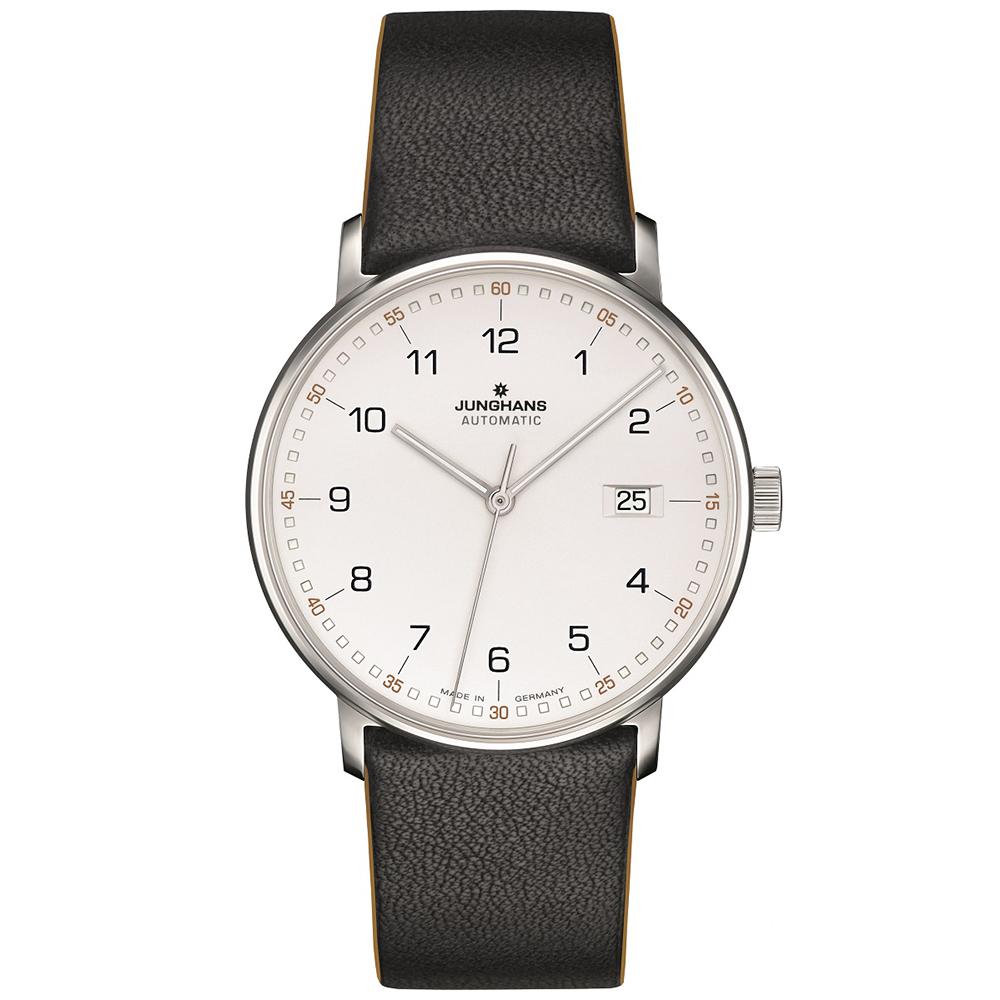Junghans Form A 39.1mm Automatic Matte Silver Dial Men's Watch 027/4731.00