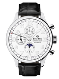 Ernst Benz Chronolunar Officer 47mm White Dial Automatic Men's Watch GC10382