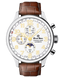 Ernst Benz Chronolunar Officer 47mm White Dial Gold Hands Men's Watch GC10384
