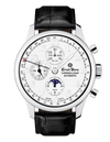 Ernst Benz Chronolunar Officer 44mm White Dial Automatic Men's Watch GC40382