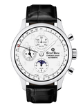 Ernst Benz Chronolunar Officer 44mm White Dial Automatic Men's Watch GC40382