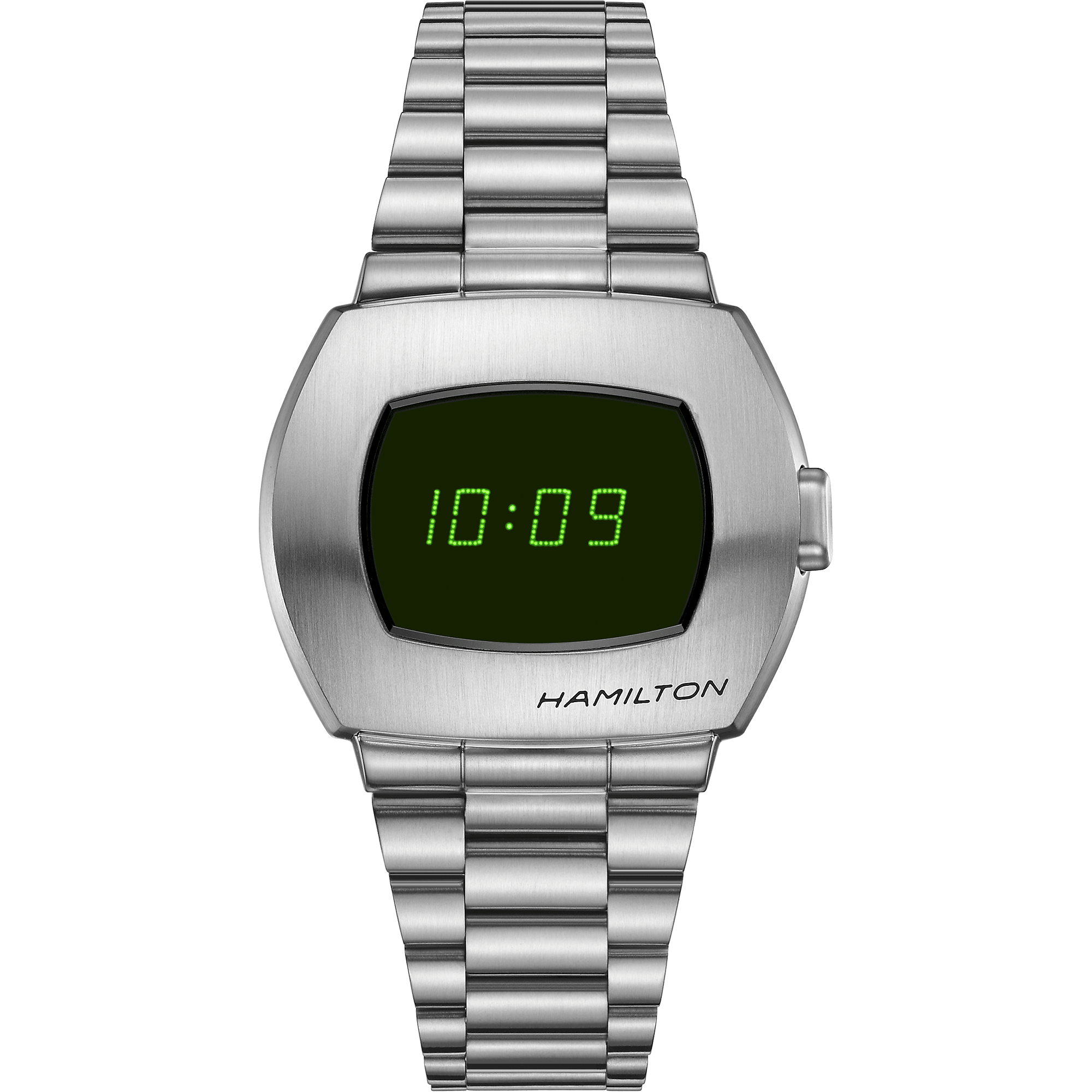 Hamilton American Classic PSR Digital Quartz Green Light Men's Watch H52414131