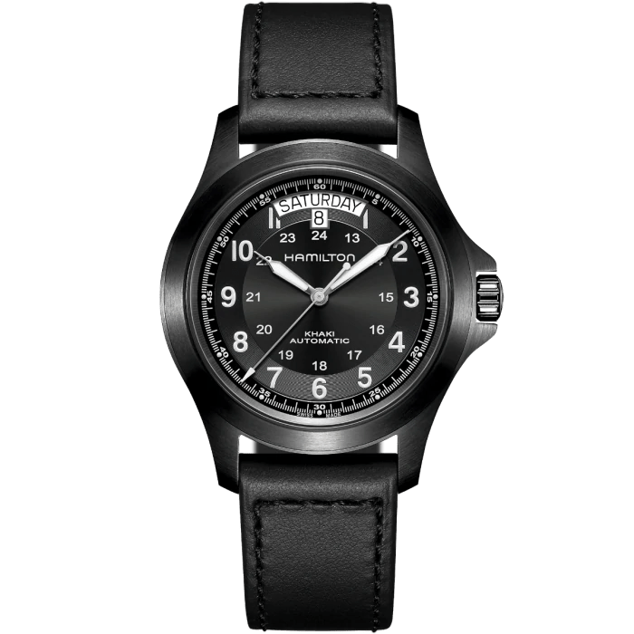 Hamilton Khaki Field King Automatic Black PVD Men's Watch H64465733