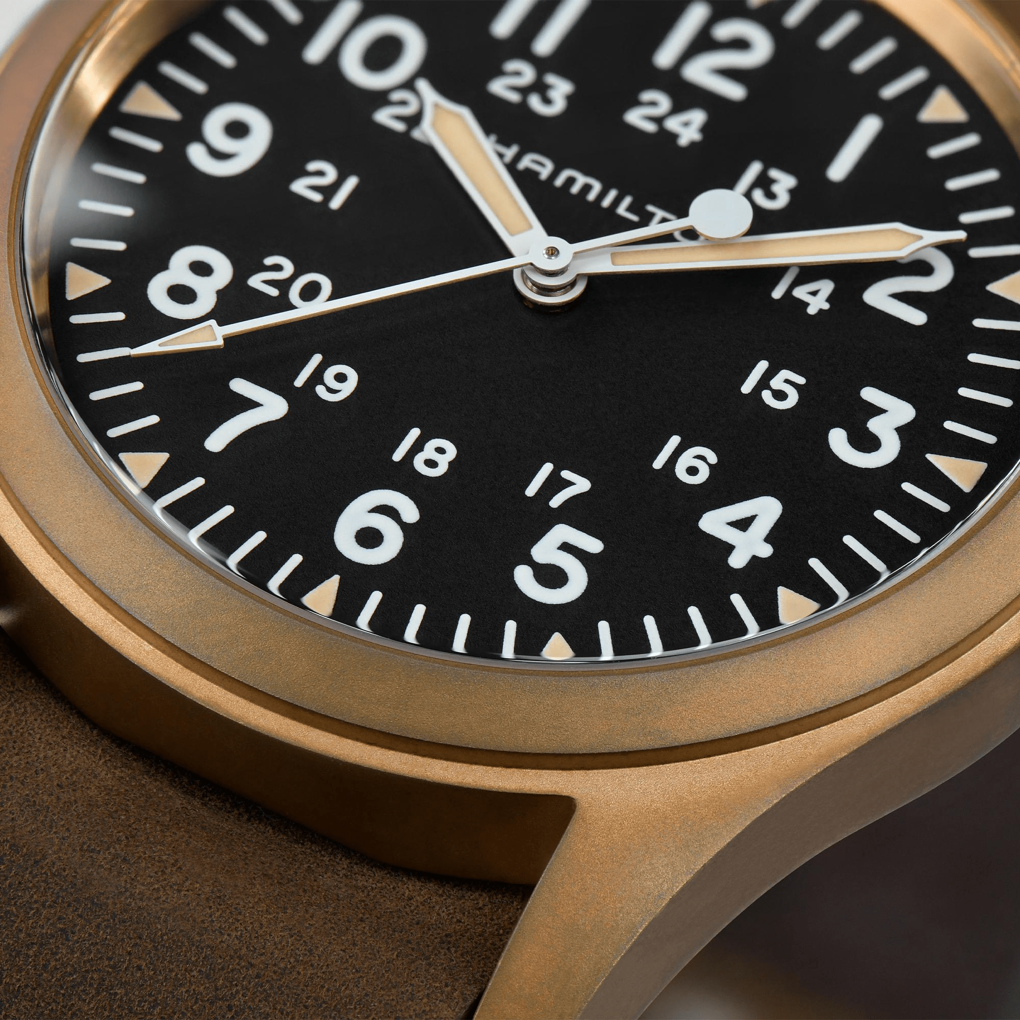 Hamilton Khaki Field Mechanical Bronze Case Men's Watch H69459530