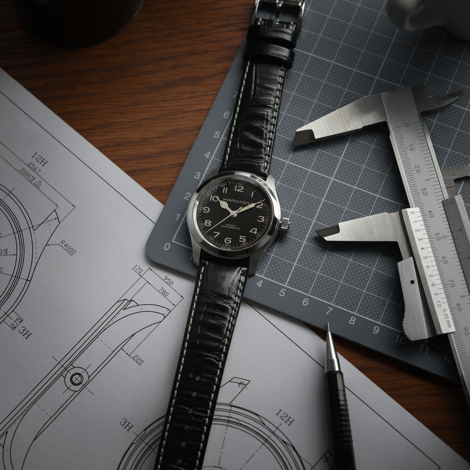 Hamilton Khaki Field Murph 38mm Automatic Black Men's Watch H70405730