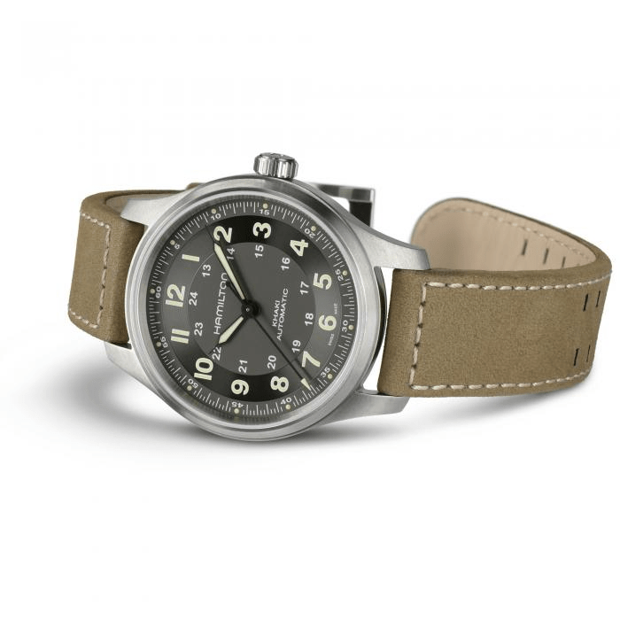 Hamilton Khaki Field 42mm Titanium Auto Men's Watch H70545550