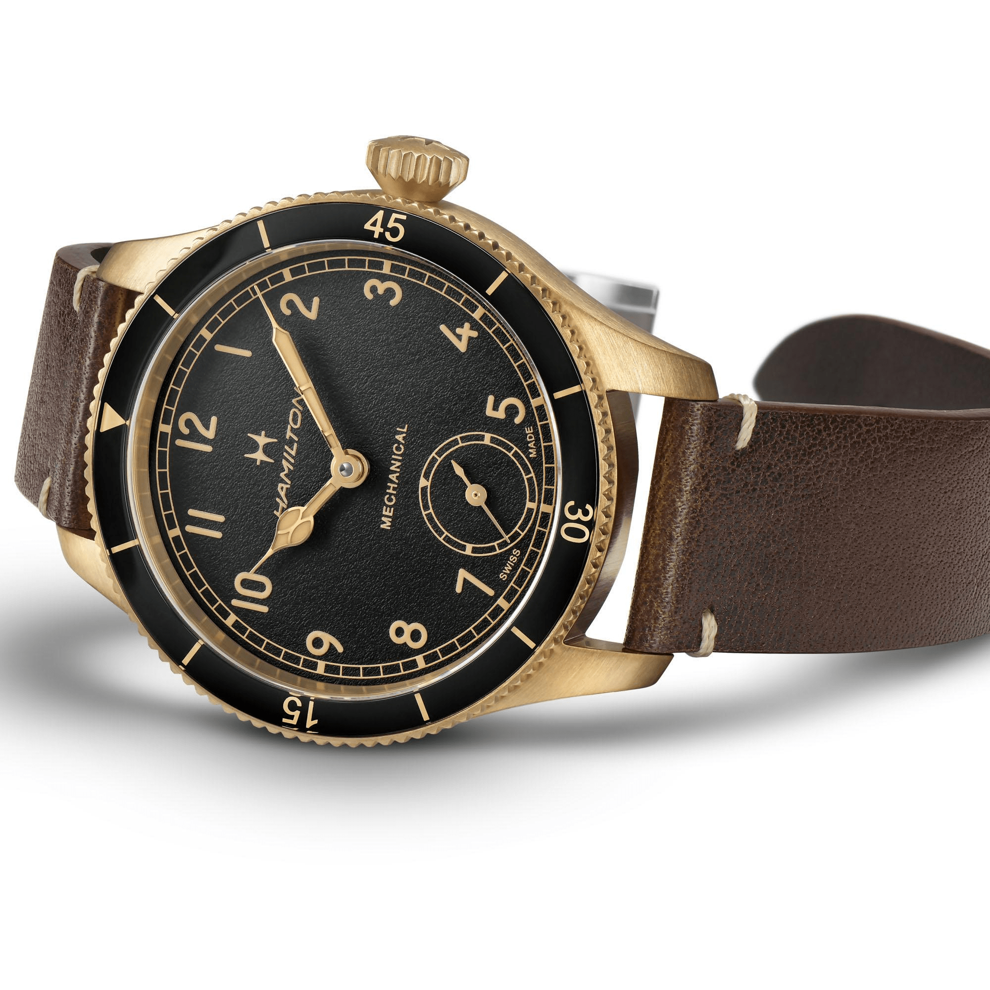 Hamilton Khaki Aviation Pilot Pioneer Bronze Men's Watch H76709530