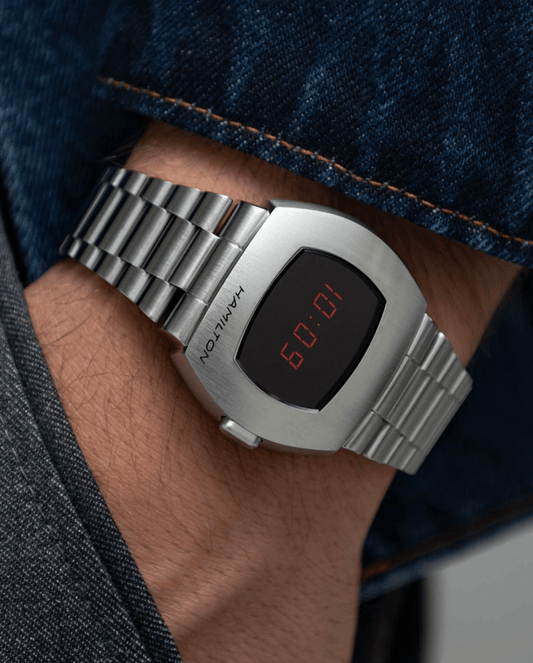 Hamilton American Classic PSR Digital Quartz Steel Men's Watch H52414130