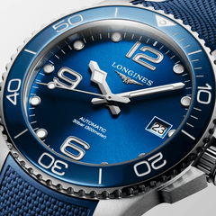 Longines HydroConquest 39mm Blue Dial Rubber Strap Men's Watch L37804969