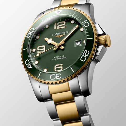 Longines HydroConquest 41mm PVD Stainless Steel Green Matt Men's Watch L37813067